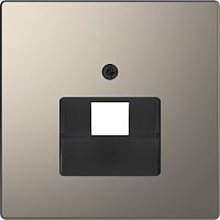 Лицевая панель Schneider Electric Merten D-Life для 1-м. розетки RJ45 никель картинка